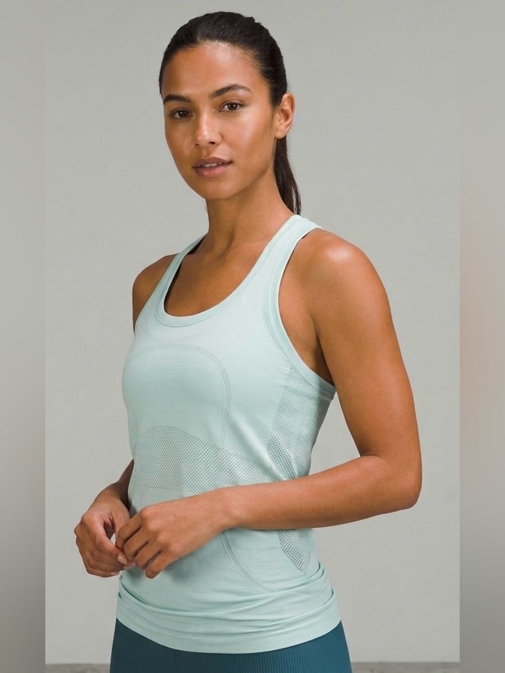 lululemon athletica Seafoam Green Racerback Tank